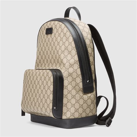 gucci gg supreme backpack nylon|Gucci supreme canvas backpack.